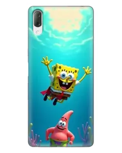 Чехол для Sony Xperia L3 с картинкой «Спанч Боб под водой» Чехол для Sony Xperia L3 с картинкой «Спанч Боб под водой»