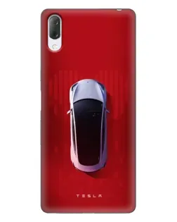 Чехол для Sony Xperia L3 с картинкой «Tesla Top View» Чехол для Sony Xperia L3 с картинкой «Tesla Top View»