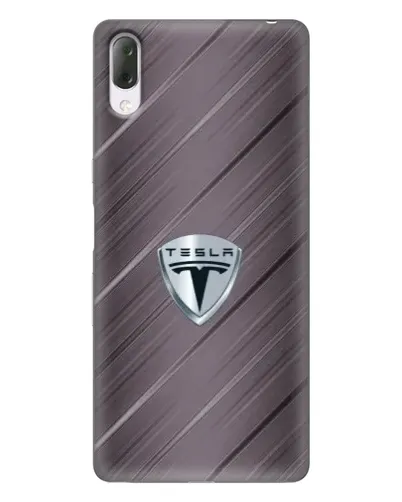Чехол для Sony Xperia L3 с картинкой «Металлическая текстура Tesla» Чехол для Sony Xperia L3 с картинкой «Металлическая текстура Tesla»