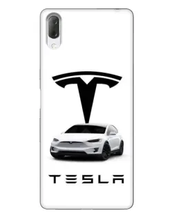 Чехол для Sony Xperia L3 с картинкой «Tesla White Style» Чехол для Sony Xperia L3 с картинкой «Tesla White Style»