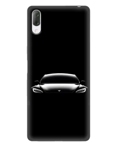 Чехол для Sony Xperia L3 с картинкой «Фары Tesla Night» Чехол для Sony Xperia L3 с картинкой «Фары Tesla Night»
