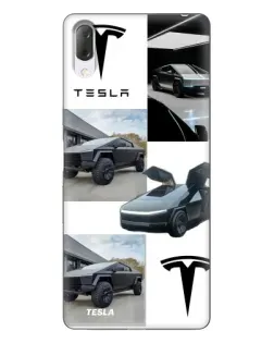 Чехол для Sony Xperia L3 с картинкой «Коллаж Cybertruck Tesla» Чехол для Sony Xperia L3 с картинкой «Коллаж Cybertruck Tesla»