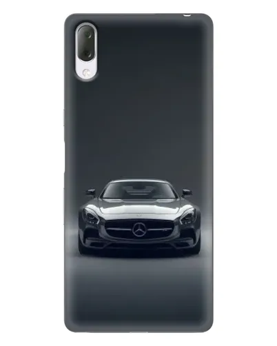 Чехол для Sony Xperia L3 с картинкой «Mercedes на черном»
