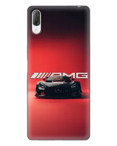 Чехол для Sony Xperia L3 с картинкой «Mercedes AMG — красная линия»