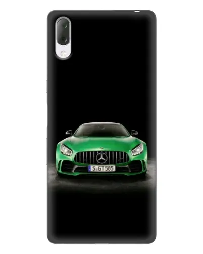 Чехол для Sony Xperia L3 с картинкой «Mercedes — неоновый лого»