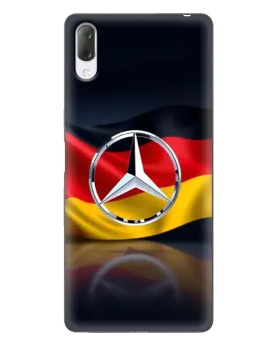 Чехол для Sony Xperia L3 с картинкой «Mercedes — флаг Германии»