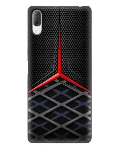 Чехол для Sony Xperia L3 с картинкой «Mercedes Carbon Grid»