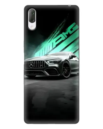 Чехол для Sony Xperia L3 с картинкой «Темный Mercedes AMG»