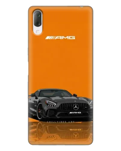 Чехол для Sony Xperia L3 с картинкой «Оранжевый Mercedes AMG»