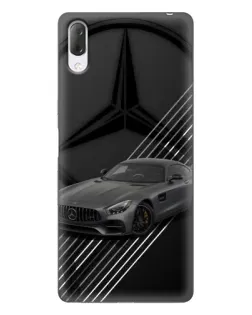 Чехол для Sony Xperia L3 с картинкой «Mercedes AMG — графика»
