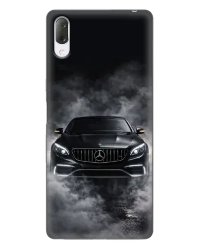 Чехол для Sony Xperia L3 с картинкой «Mercedes в дыму»