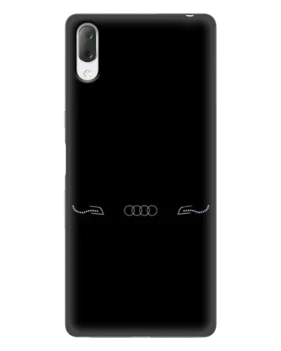 Чехол для Sony Xperia L3 с картинкой «Audi — световой подпись»