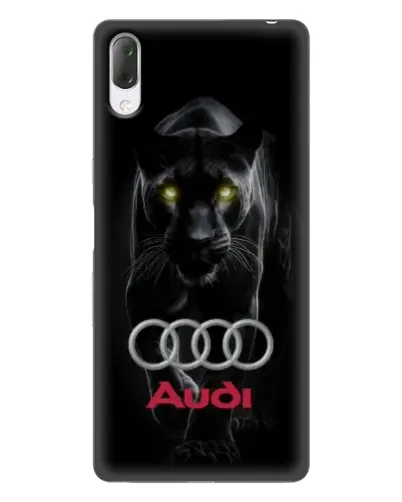 Чехол для Sony Xperia L3 с картинкой «Пантера и Audi»