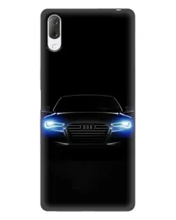 Чехол для Sony Xperia L3 с картинкой «Audi в неоне»