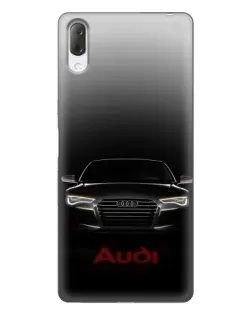 Чехол для Sony Xperia L3 с картинкой «Audi — градиентный контур»