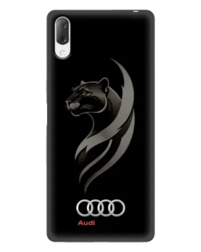 Чехол для Sony Xperia L3 с картинкой «Графика — пантера и Audi»