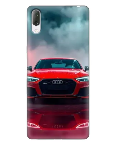 Чехол для Sony Xperia L3 с картинкой «Audi RS — красный стиль»
