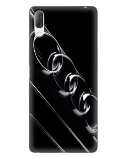 Чехол для Sony Xperia L3 с картинкой «Audi — абстрактные кольца»
