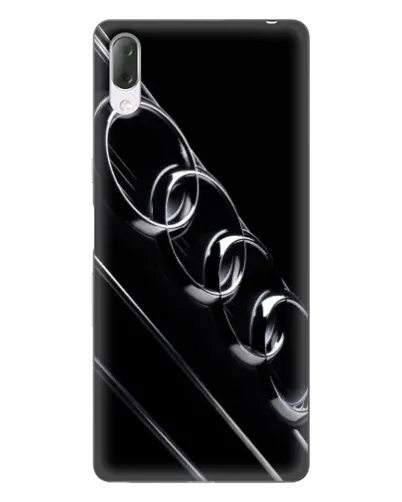 Чехол для Sony Xperia L3 с картинкой «Audi — абстрактные кольца»