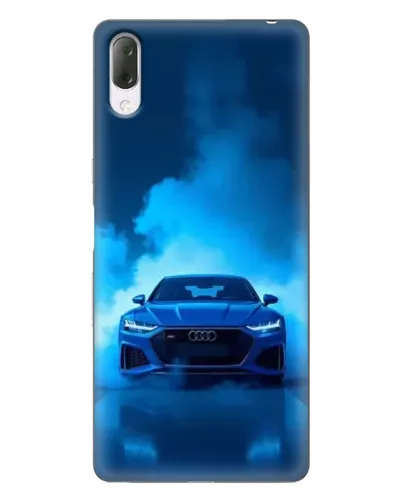 Чехол для Sony Xperia L3 с картинкой «Audi — голубая энергия»