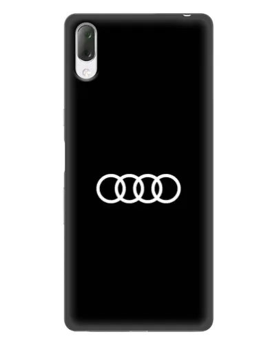 Чехол для Sony Xperia L3 с картинкой «Audi White Logo»