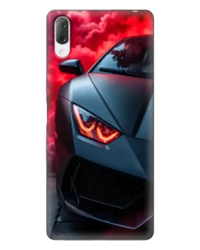 Чехол для Sony Xperia L3 с картинкой «Lamborghini красное сияние»