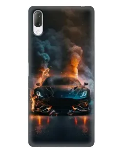 Чехол для Sony Xperia L3 с картинкой «Lamborghini дымная эстетика» Чехол для Sony Xperia L3 с картинкой «Lamborghini дымная эстетика»
