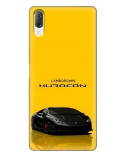 Чехол для Sony Xperia L3 с картинкой «Lamborghini Huracan черный» Чехол для Sony Xperia L3 с картинкой «Lamborghini Huracan черный»