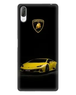 Чехол для Sony Xperia L3 с картинкой «Lamborghini желтый акцент» Чехол для Sony Xperia L3 с картинкой «Lamborghini желтый акцент»