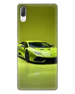 Чехол для Sony Xperia L3 с картинкой «Салатовый Lamborghini Huracan» Чехол для Sony Xperia L3 с картинкой «Салатовый Lamborghini Huracan»