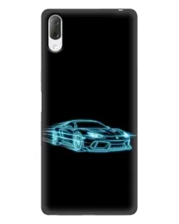 Чехол для Sony Xperia L3 с картинкой «Неоновый контур Lamborghini» Чехол для Sony Xperia L3 с картинкой «Неоновый контур Lamborghini»