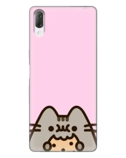 Чехол для Sony Xperia L3 с картинкой «Pusheen и печенье» Чехол для Sony Xperia L3 с картинкой «Pusheen и печенье»