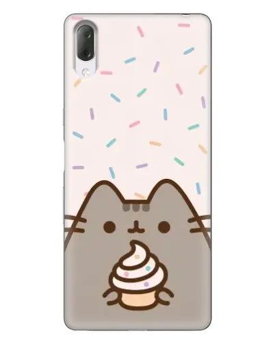 Чехол для Sony Xperia L3 с картинкой «Пушин с кексом» Чехол для Sony Xperia L3 с картинкой «Пушин с кексом»