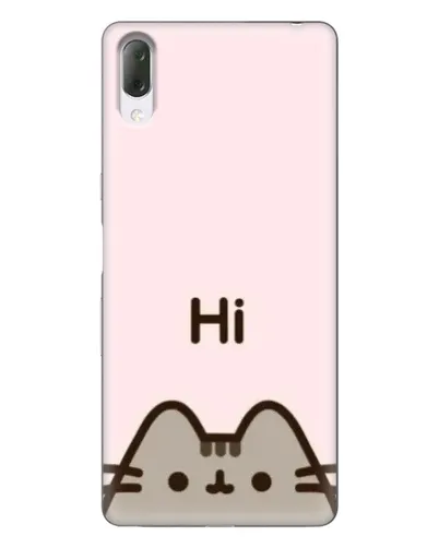 Чехол для Sony Xperia L3 с картинкой «Пушин говорит Hi» Чехол для Sony Xperia L3 с картинкой «Пушин говорит Hi»