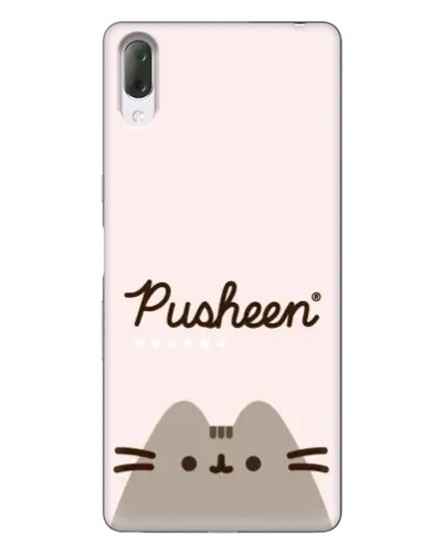 Чехол для Sony Xperia L3 с картинкой «Pusheen логотип» Чехол для Sony Xperia L3 с картинкой «Pusheen логотип»