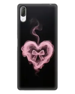 Чехол для Sony Xperia L3 с картинкой «Дымчатое сердце»