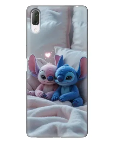 Чехол для Sony Xperia L3 с картинкой «Плюшевые Стич Ангел»