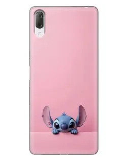 Чехол для Sony Xperia L3 с картинкой «Stitch выглядывает»