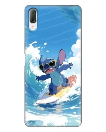 Чехол для Sony Xperia L3 с картинкой «Стич на волне»
