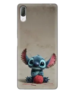 Чехол для Sony Xperia L3 с картинкой «Стич на коричневом фоне»