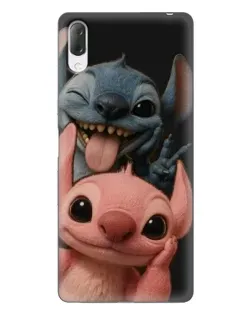 Чехол для Sony Xperia L3 с картинкой «Стич и Ангел»