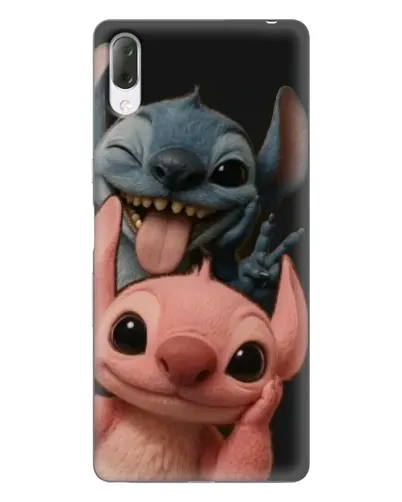 Чехол для Sony Xperia L3 с картинкой «Стич и Ангел»