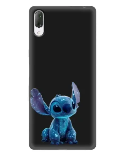 Чехол для Sony Xperia L3 с картинкой «Стич на черном»