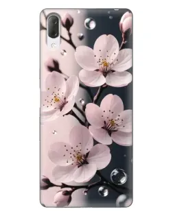 Чехол для Sony Xperia L3 с картинкой «Нежная сакура и капли»