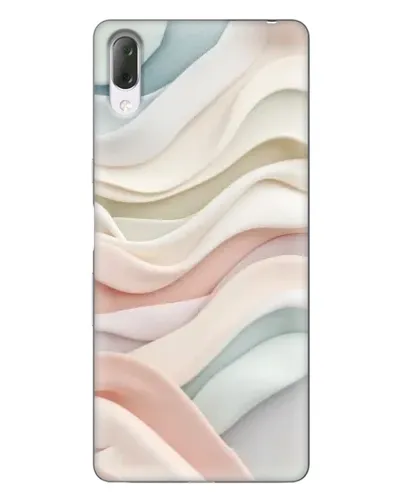 Чехол для Sony Xperia L3 с картинкой «Пастельные нежные волны»