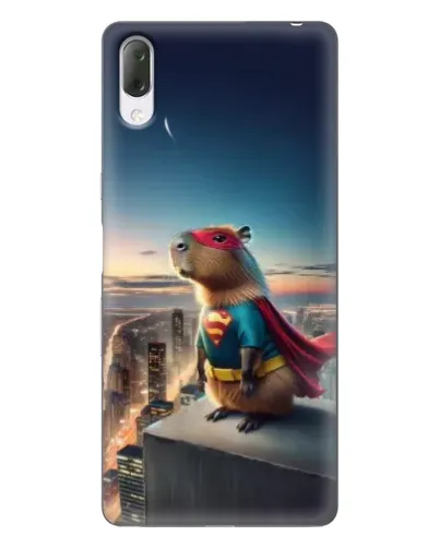 Чехол для Sony Xperia L3 с картинкой «Капи-мен супергерой»