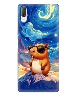 Чехол для Sony Xperia L3 с картинкой «Капибара Ван Гога»