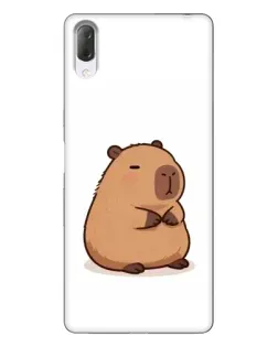 Чехол для Sony Xperia L3 с картинкой «Толстенькая капибара»