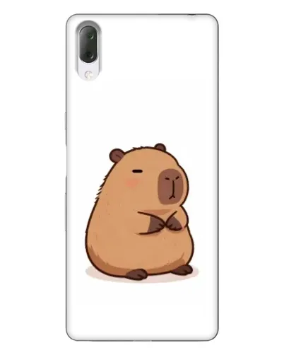 Чехол для Sony Xperia L3 с картинкой «Толстенькая капибара»