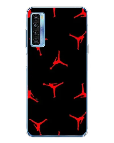 Чехол для TCL 20L Plus с картинкой «Jordan Red Pattern» Чехол для TCL 20L Plus с картинкой «Jordan Red Pattern»